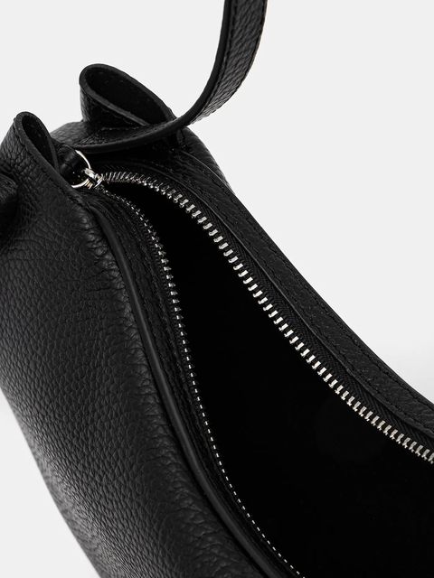 Yuzefi torebka skórzana FORTUNE COOKIE kolor czarny YUZCO-HB-FC-L034