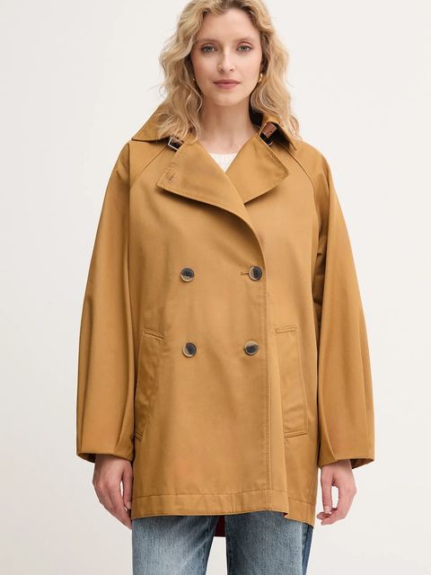 MAX&Co. trencz bawełniany kolor żółty 2526086091200