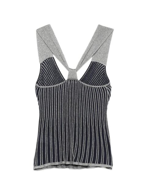 Missoni striped knitted top - Grey - zdjęcie produktu nr 2