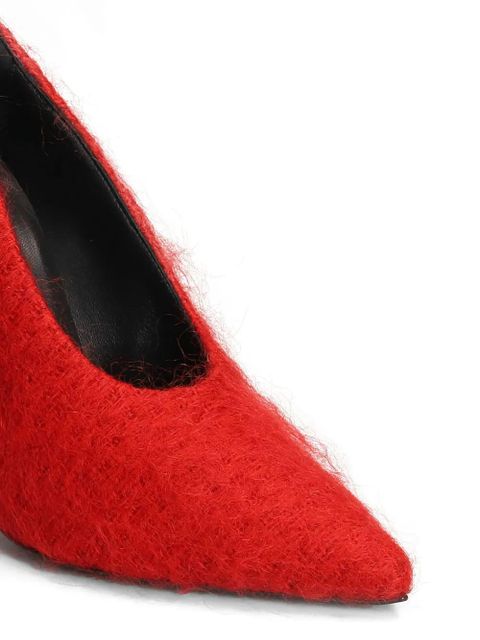 Magda Butrym 115mm loomed pointed pumps - Red