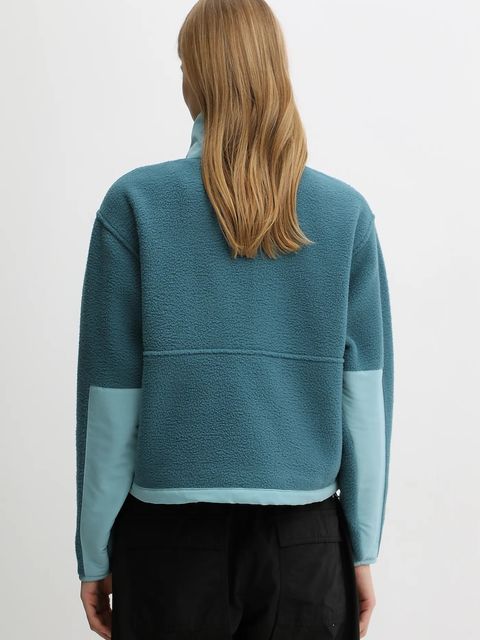 The North Face bluza Yumiori Off damska kolor zielony gładka NF0A8EV0E311 - zdjęcie produktu nr 2