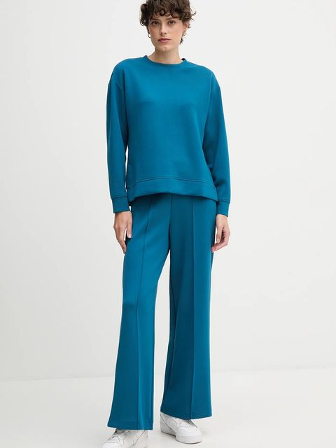 United Colors of Benetton bluza damska kolor turkusowy gładka 3Y2F3M07M