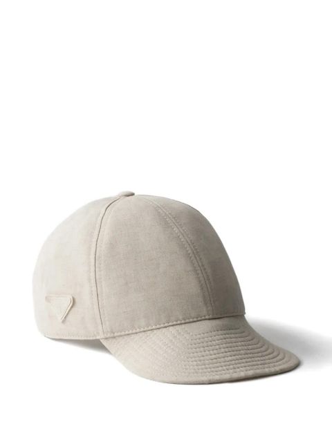 Prada denim baseball cap - Neutrals - zdjęcie produktu nr 1