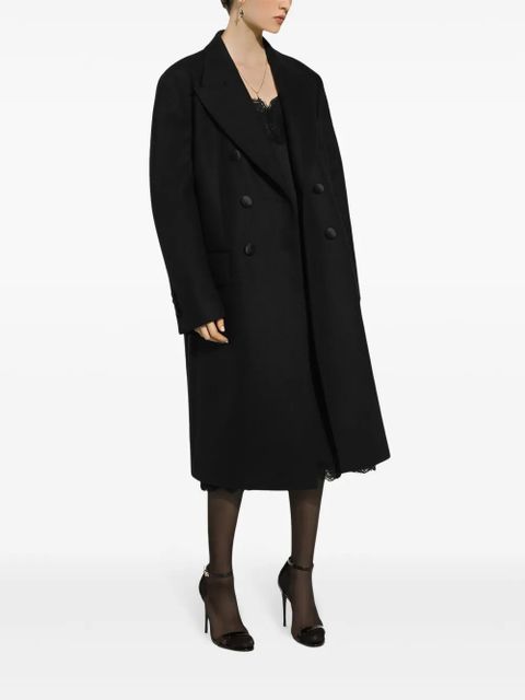 Dolce & Gabbana double-breasted coat - Black