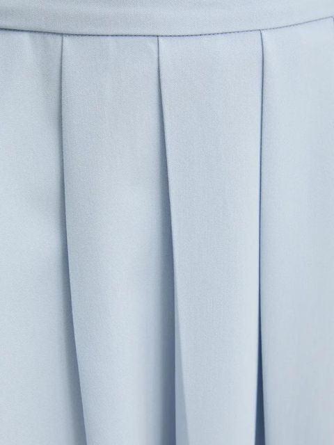 Answear.LAB spódnica kolor niebieski maxi rozkloszowana