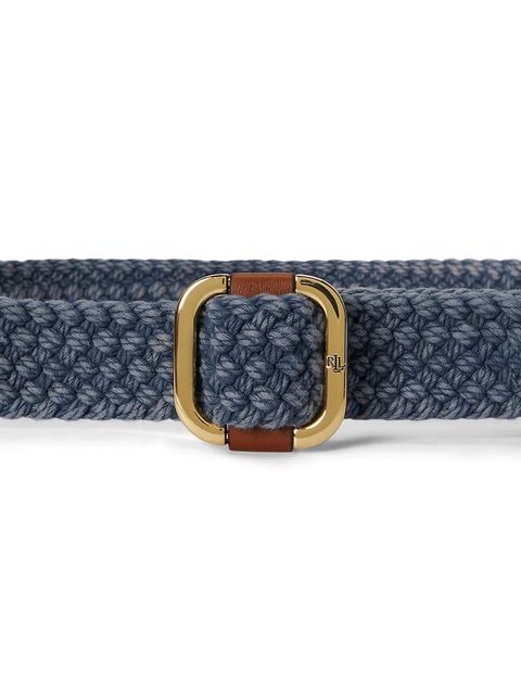 Lauren Ralph Lauren pasek damski bawełniany - zdjęcie produktu nr 1