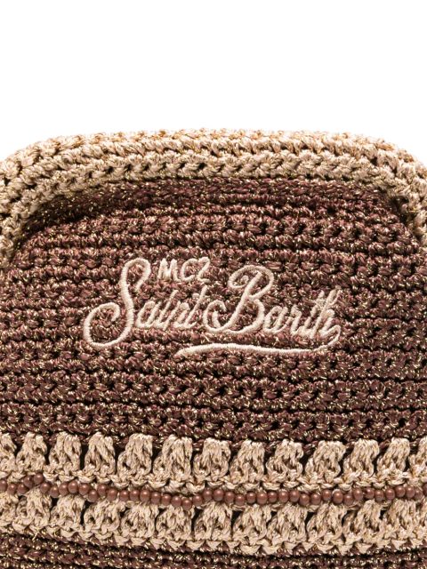 MC2 Saint Barth crochet-knit shoulder bag - Brown