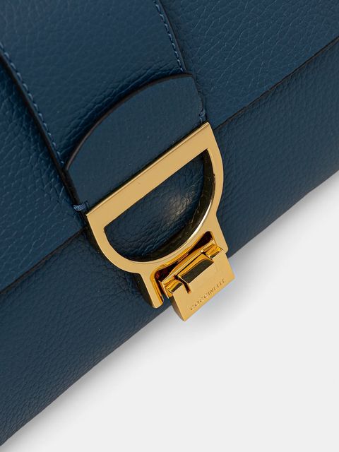 Coccinelle torebka skórzana kolor niebieski E1 MD5 12 07 01