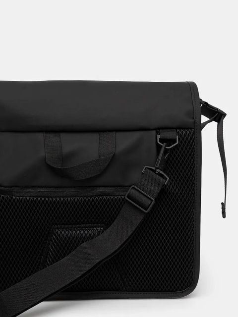 Rains torba Trail Rolltop Messenger Bag W3 kolor czarny 14490.01