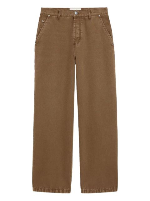 AMI Paris Pocket Denim Jeans - Brown - zdjęcie produktu nr 1