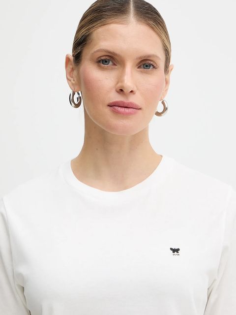 Weekend Max Mara t-shirt bawełniany VENACO damski kolor biały 2615971031600