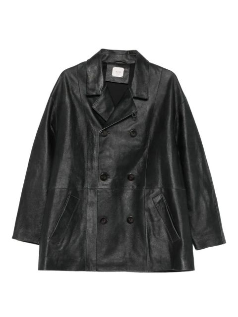 Alysi double-breasted cotton jacket - Black - zdjęcie produktu nr 1