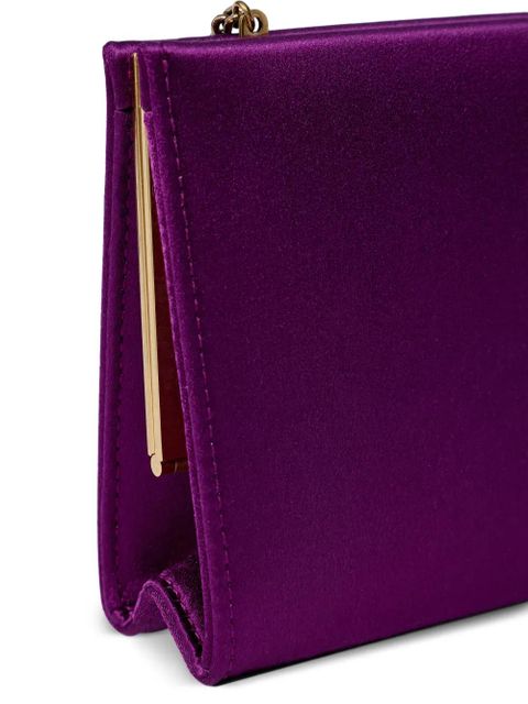 Saint Laurent leather clutch bag - Purple
