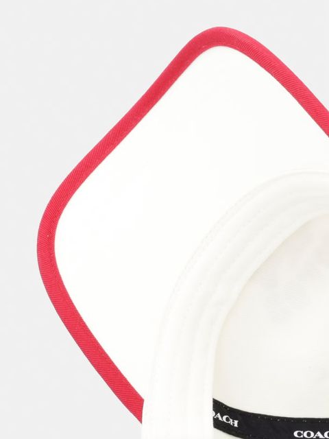 Coach czapka z daszkiem bawełniana