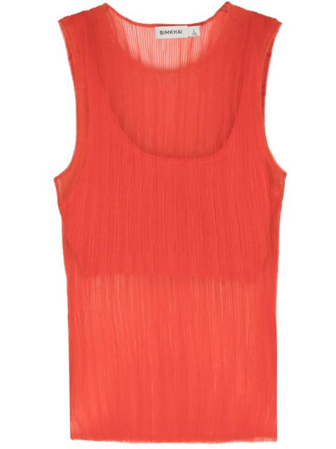 Simkhai Oakley tank top - Orange - zdjęcie produktu nr 1