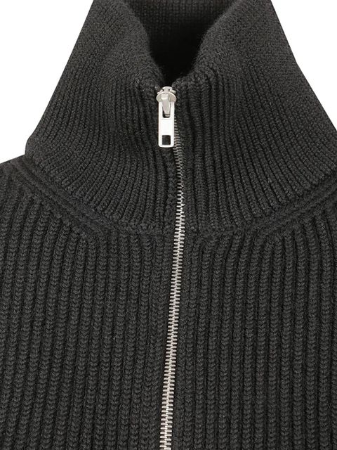 Maison Margiela ribbed-knit cardigan - Black