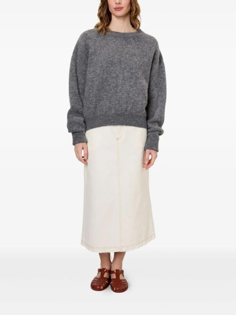 American Vintage Vitow ribbed sweater - Grey - zdjęcie produktu nr 2