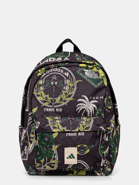 adidas plecak x Farm Rio damski kolor czarny duży wzorzysty JN2679 - zdjęcie produktu nr 1