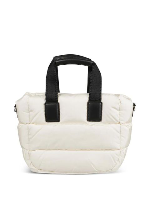 Moncler mini padded logo-patch tote bag - White - zdjęcie produktu nr 2