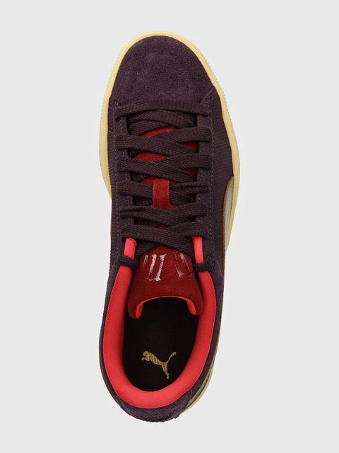 Puma sneakersy zamszowe Suede Play Paris kolor bordowy 398190
