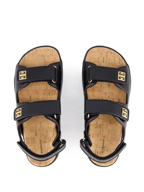 Givenchy 4G leather sandals - Black