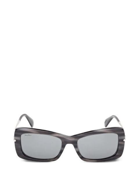 Max Mara Eyewear rectangle sunglasses - Blue - zdjęcie produktu nr 1