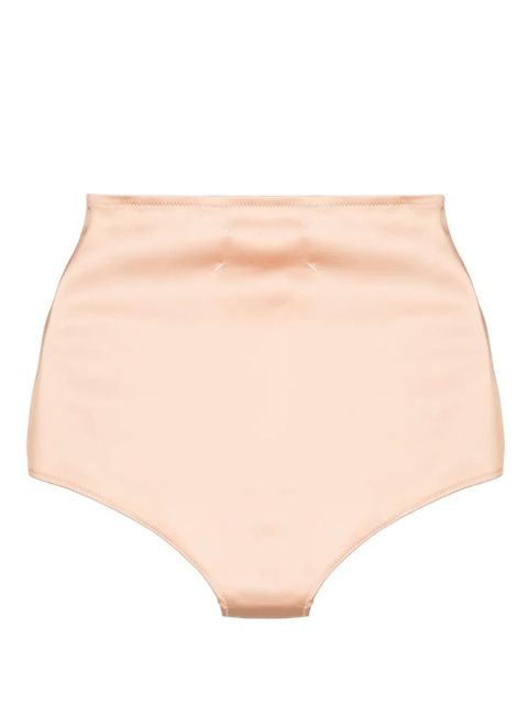 Maison Margiela high-waisted satin briefs - Neutrals - zdjęcie produktu nr 2