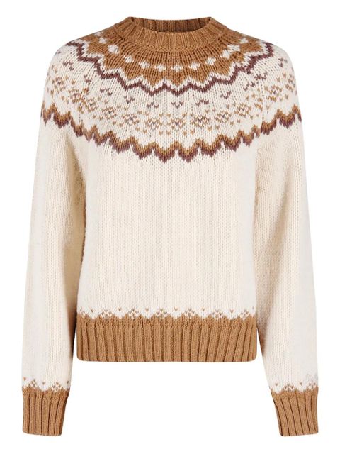 MC2 Saint Barth embroidery-detail crew-neck sweater - Neutrals - zdjęcie produktu nr 1