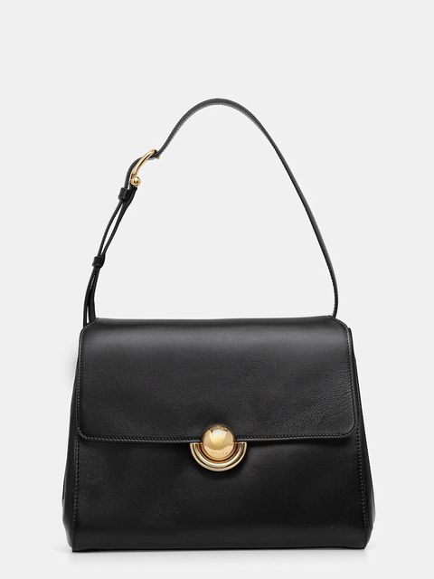 Furla torebka skórzana kolor czarny WB01862.BX4185.O6000 - zdjęcie produktu nr 1