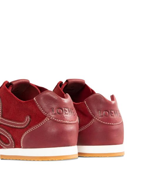 LOEWE logo appliqué ballet runner sneakers - Red
