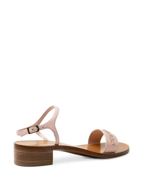Ferragamo chain-detail sandals - Pink