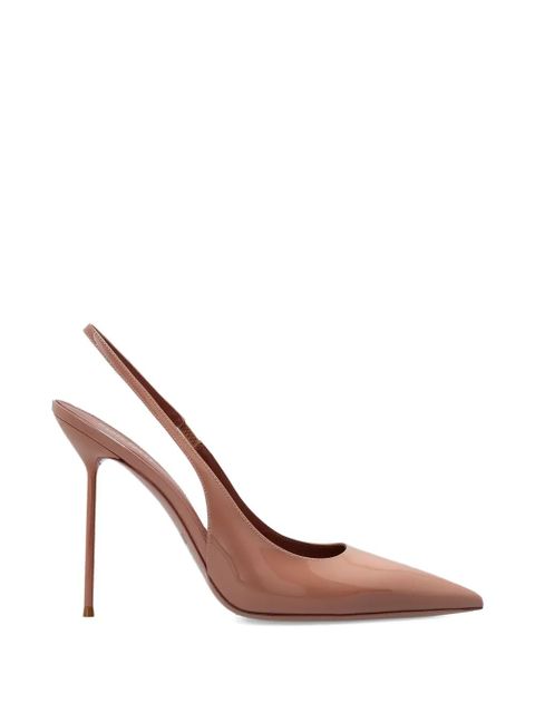 Paris Texas point toe slingback pumps - Neutrals - zdjęcie produktu nr 1