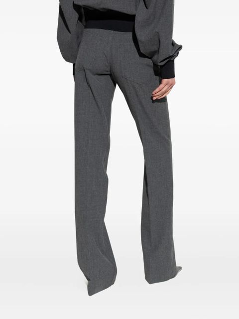 The Attico button-fastening trousers - Grey