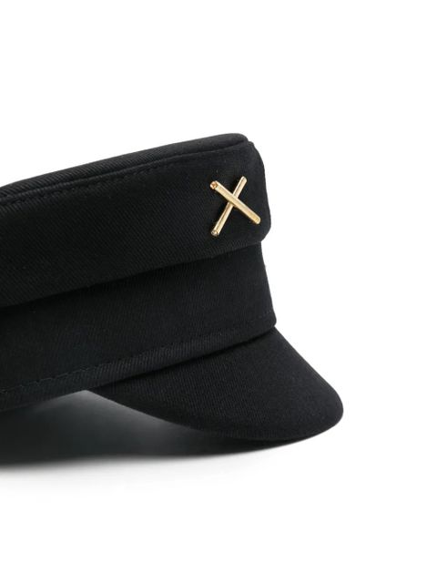 Ruslan Baginskiy piercing-inspired baker boy cap - Black - zdjęcie produktu nr 2