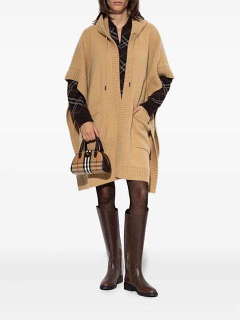 Burberry hooded pocket cape - Neutrals