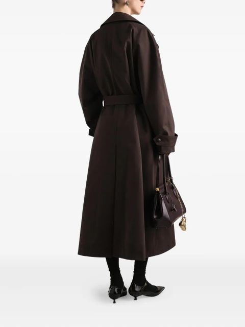 Dolce & Gabbana double-breasted belted coat - Brown