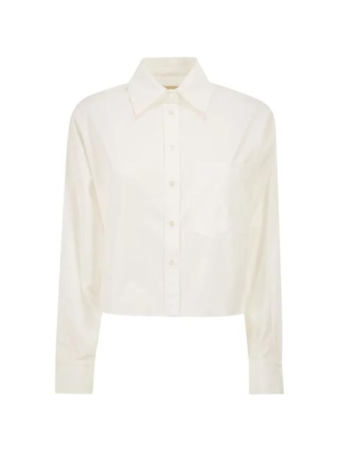 Weekend Max Mara Wkdeden pleated shirt - Neutrals - zdjęcie produktu nr 1