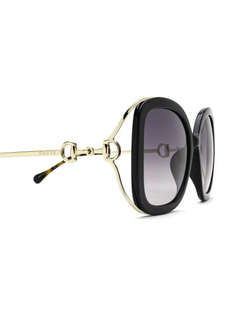 Gucci Eyewear Horsebit sunglasses - Black