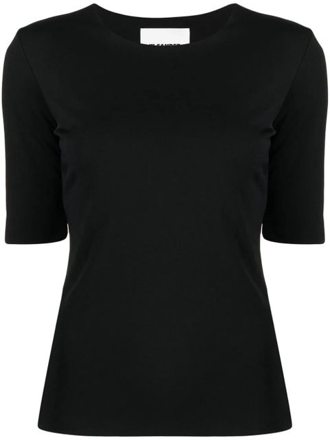 Jil Sander round neck short-sleeved T-shirt - Black - zdjęcie produktu nr 1