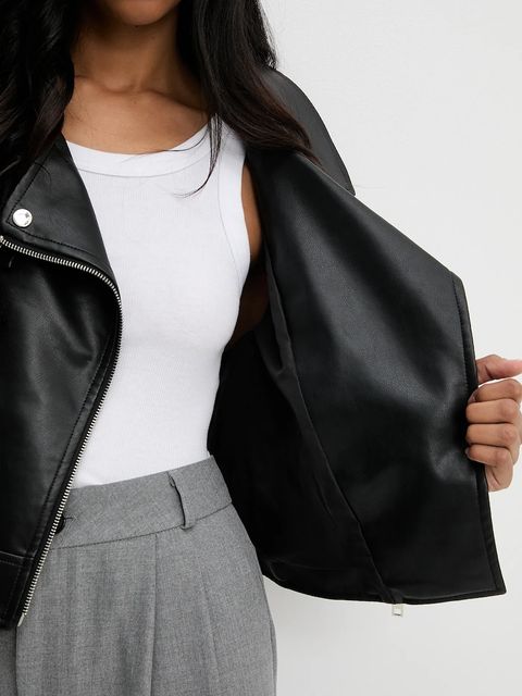 Answear.LAB ramoneska kolor czarny przejściowa - zdjęcie produktu nr 2