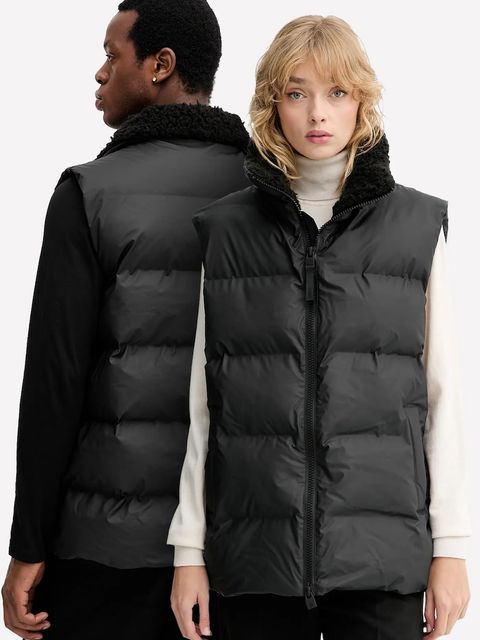 Rains bezrękawnik 17220 Alta Vision Puffer Vest kolor czarny zimowy 17220 - zdjęcie produktu nr 1
