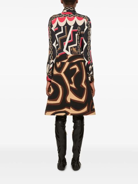 PUCCI Istrice-print shirt - Black