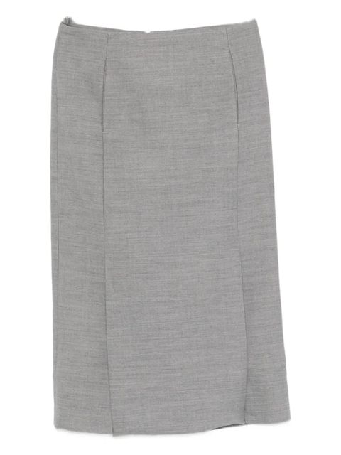 ENTIRE STUDIOS straight skirt - Grey