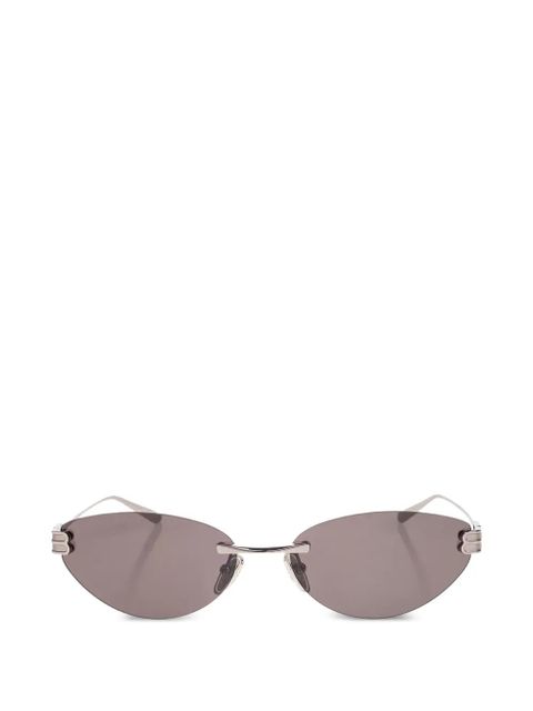 Balenciaga Eyewear oval-shape sunglasses - Silver - zdjęcie produktu nr 1