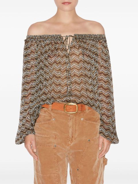 MARANT ÉTOILE Vutti blouse - Black