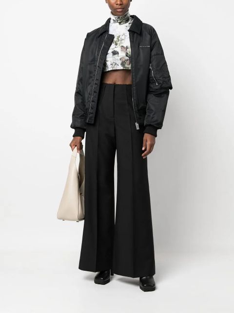 Givenchy high-waisted flare-leg trousers - Black - zdjęcie produktu nr 2