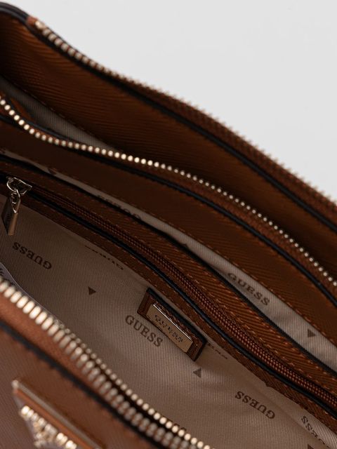 Guess torebka NOELLE kolor brązowy HWZG96 72120
