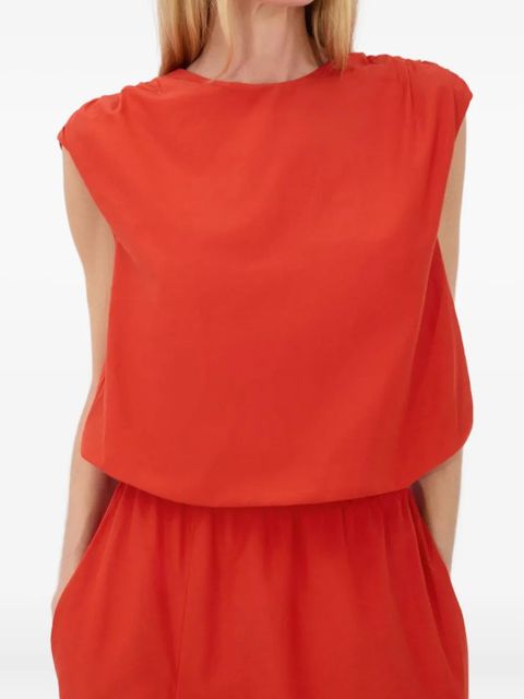 LouLou de Saison Cosma sleeveless top - Red