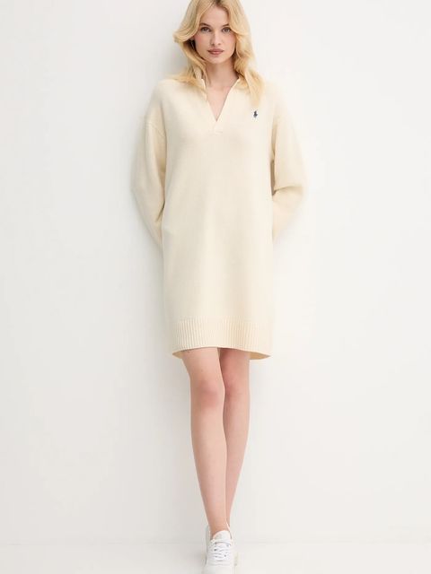 Polo Ralph Lauren sukienka z wełną - zdjęcie produktu nr 1