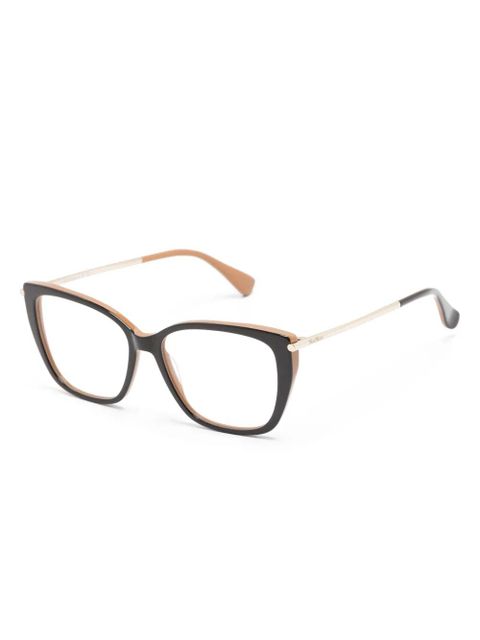 Max Mara Eyewear butterfly-frame glasses - Brown